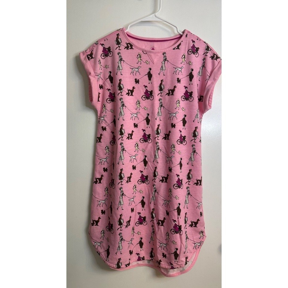 Disney Women's XS/S Pink Dogs of 101 Dalmatians Sleep Shirt Nightgown